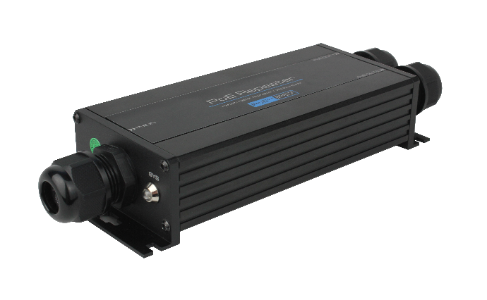 工業級IP67全千兆PoE中繼器(一進二出90W)